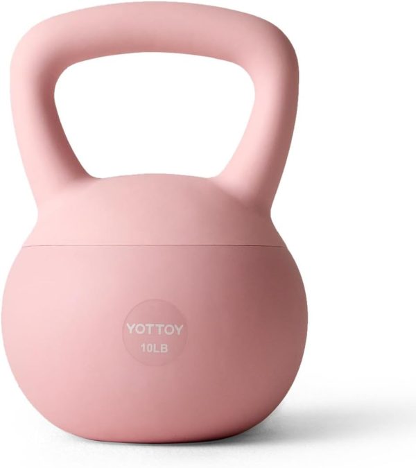 YOTTOY Soft Kettlebell,Kettlebell Anti-Slip Grip Weight for ...