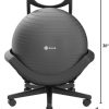 Gaiam Ultimate Balance Ball Chair (Standard or Swivel Base O...