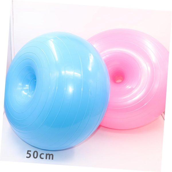 Toddmomy 1pc Fitness Portable Inflatable Balloon Yoga Ball E...