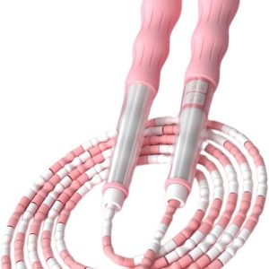Skipping Rope Gym Bench Adjustable Jumping Jump Rope Ropeles...