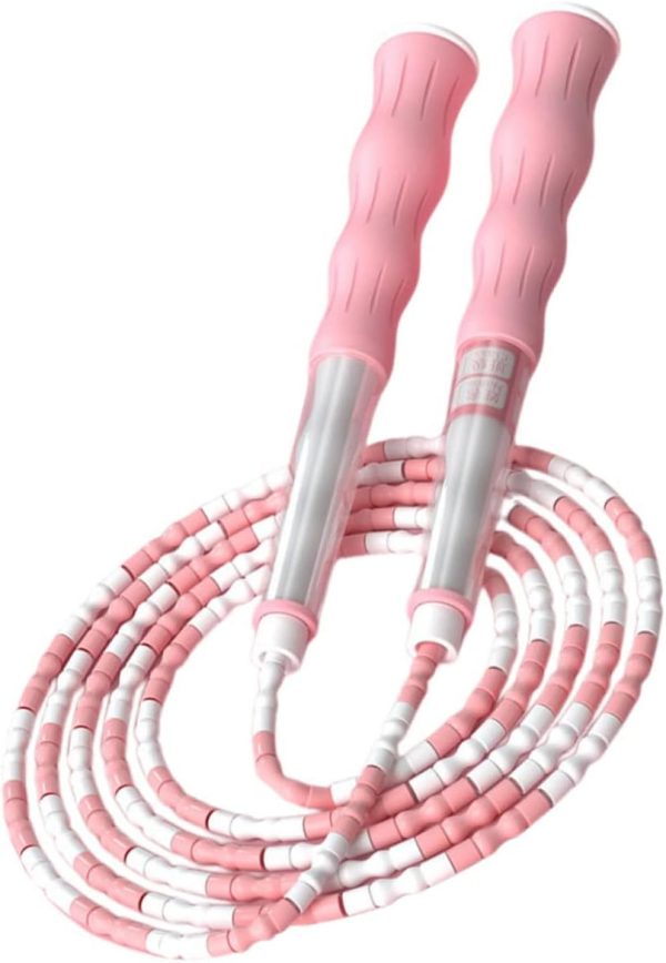Skipping Rope Gym Bench Adjustable Jumping Jump Rope Ropeles...