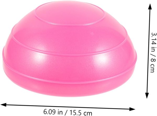 Toddmomy PVC Kickball Exercise Ball Rosy Balance Trainer Bal...