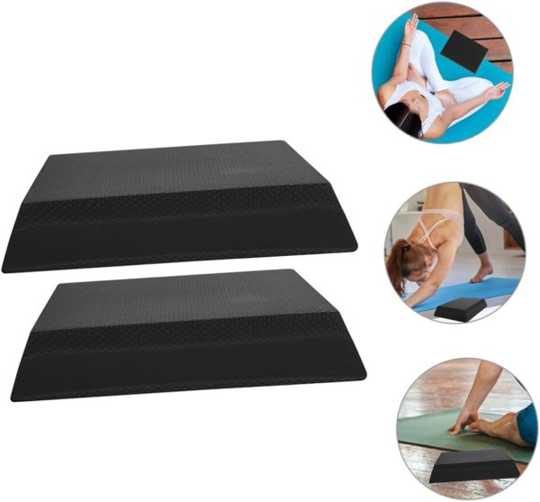 2pcs Yoga Balance Mat Yoga Mat with Strap Foam Balance Pad T...