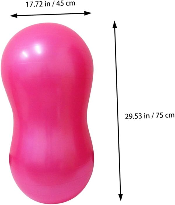 Exercise Ball Yoga Large Balance Tube Gym Equipment Physical...