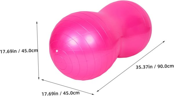 Stability Ball for Pregnancy Peanut Exercise Ball with Massa...
