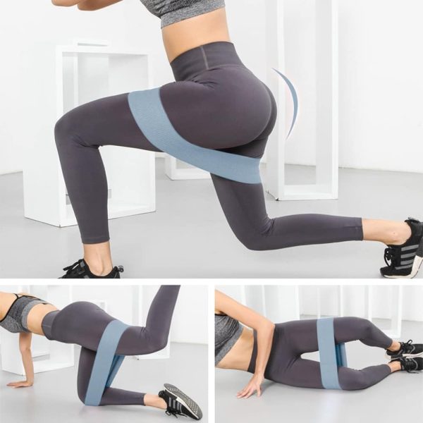Hatha Yoga Large Resistance Band,14.5" x3.15",Fabric Exercis...