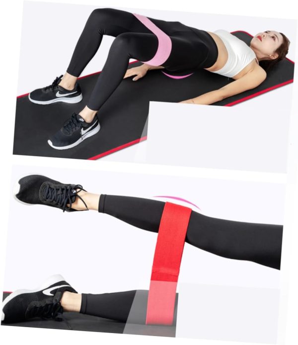 BESPORTBLE Hip Ring Elastic Band Stretch Bands Squat Wedge E...