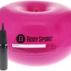 Body Sport Donut Ball – Durable, Inflatable Exercise Ball fo...
