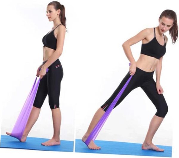 5pcs Tension Band Resistance Band Yoga Band Exercise Band Ha...