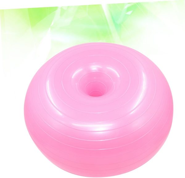 Toddmomy 1pc Fitness Portable Inflatable Balloon Yoga Ball E...