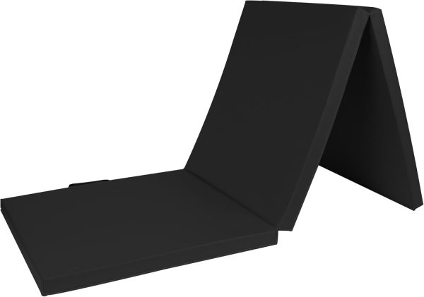 Tri-Fold Folding Exercise Mat, 1.5/2 Inch Thick Gymnastic Ma...