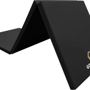 Tri-Fold Folding Exercise Mat, 1.5/2 Inch Thick Gymnastic Ma...