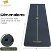 Center Alignment Yoga Mat, Thick, Non-Slip, Large Exercise M...