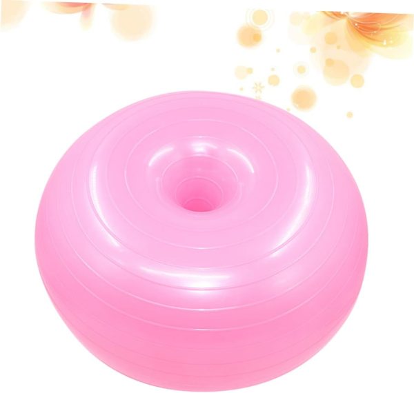 Toddmomy 1pc Fitness Portable Inflatable Balloon Yoga Ball E...