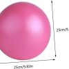 1 Set Pilates Auxiliary Yoga Ball Physical Torque Gym Kickba...