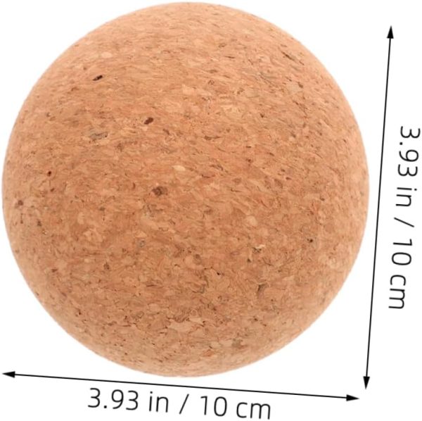 High-Density Cork Fascia Ball Convenient Yoga Massaging Ball...