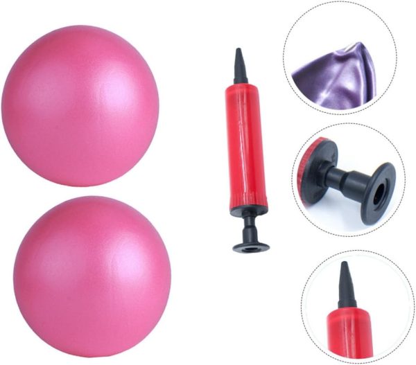 1 Set Pilates Auxiliary Yoga Ball Physical Torque Gym Kickba...