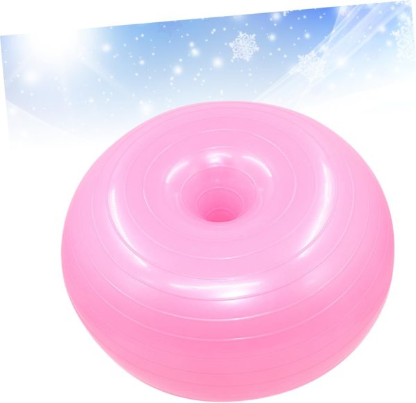 Toddmomy 1pc Fitness Portable Inflatable Balloon Yoga Ball E...