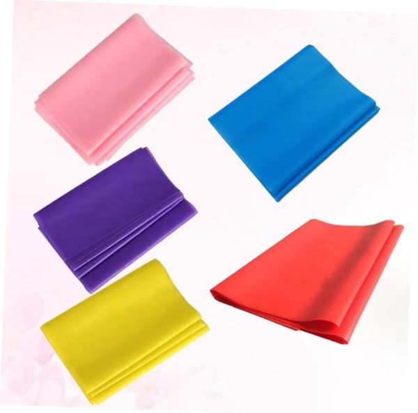 5pcs Tension Band Resistance Band Yoga Band Exercise Band Ha...