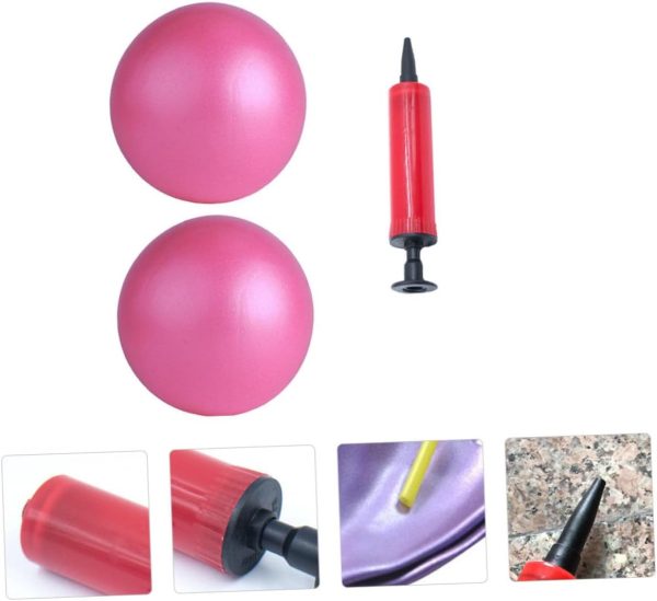 1 Set Pilates Auxiliary Ball Exercise Kickball Balls Physica...