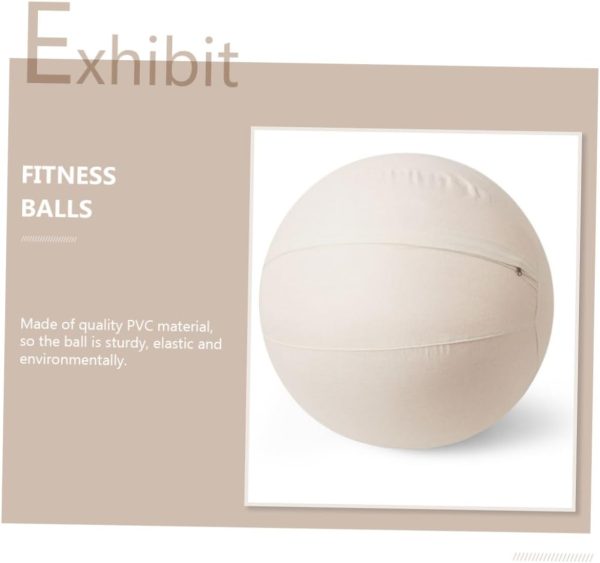 VANZACK Yoga Ball Gym Ball Non-Slip Exercise Mat Yoga Fitnes...