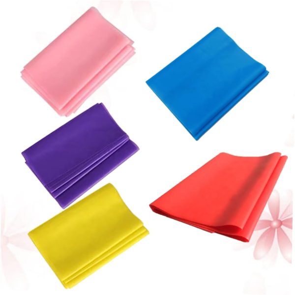 5pcs Exercise Band Resistance Bands for Exercise Stretch Ban...