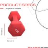 Neoprene Coated Dumbbell Hand Weight Pairs – Versatile Dumbb...
