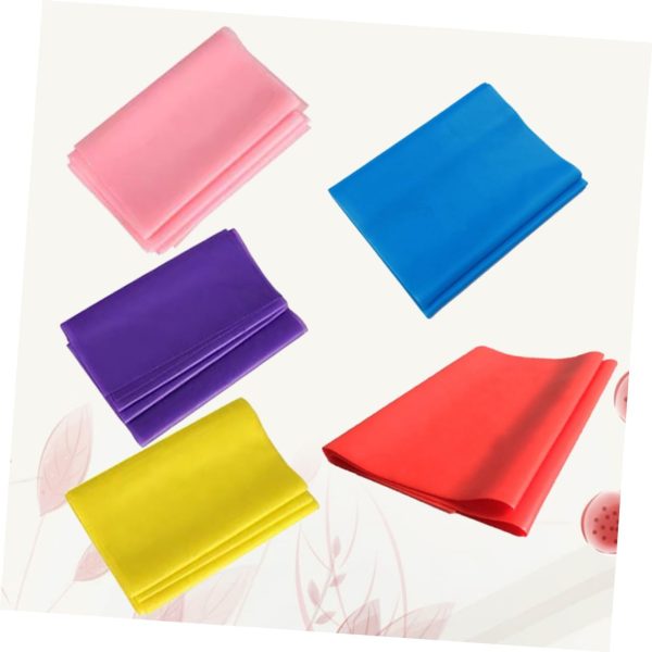 5pcs Exercise Band Resistance Bands for Exercise Stretch Ban...