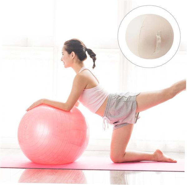 VANZACK Yoga Ball Gym Ball Non-Slip Exercise Mat Yoga Fitnes...
