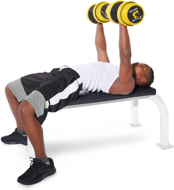 ProsourceFit Adjustable Dumbbell & Barbell Weight Set, 2-in-...