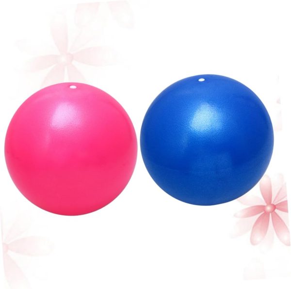 2pcs Exerciese Ball Pilates Ball Inflatable Yoga Training Ba...