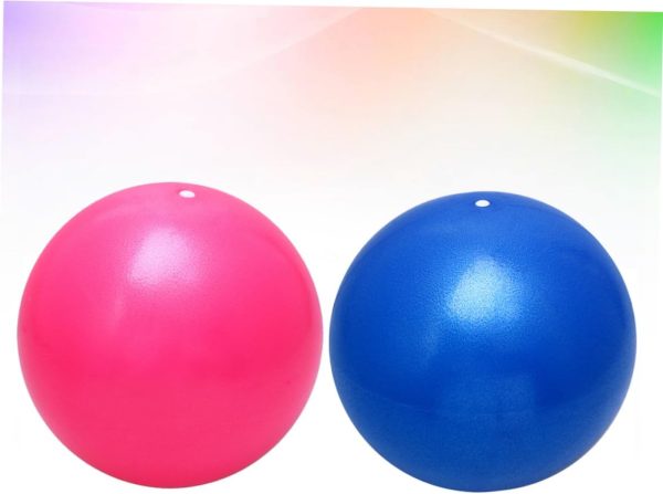 2pcs Exerciese Ball Pilates Ball Inflatable Yoga Training Ba...