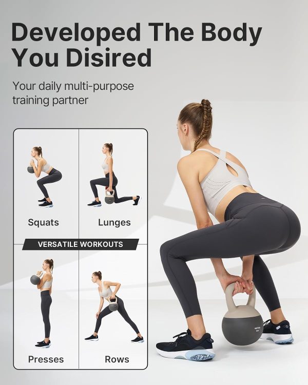 YOTTOY Soft Kettlebell, Set for Strength Training Kettlebell...