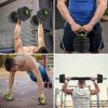 Adjustable Dumbbells Set 4 in 1 Set Barbell, Dumbbell, Kettl...