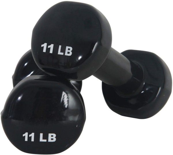 Fitness First Vinyl Dipped Dumbbell Pairs 1-12 lbs.