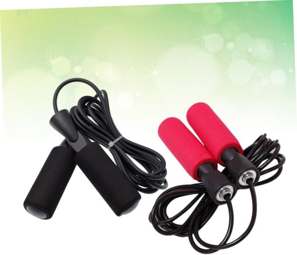 KICHOUSE 2pcs Sports Jump Rope Jumping Rope Jump Ropes for F...