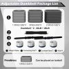 EVERYMILE Adjustable Dumbbells Sets, 20/30/40/50/60/80lbs No...