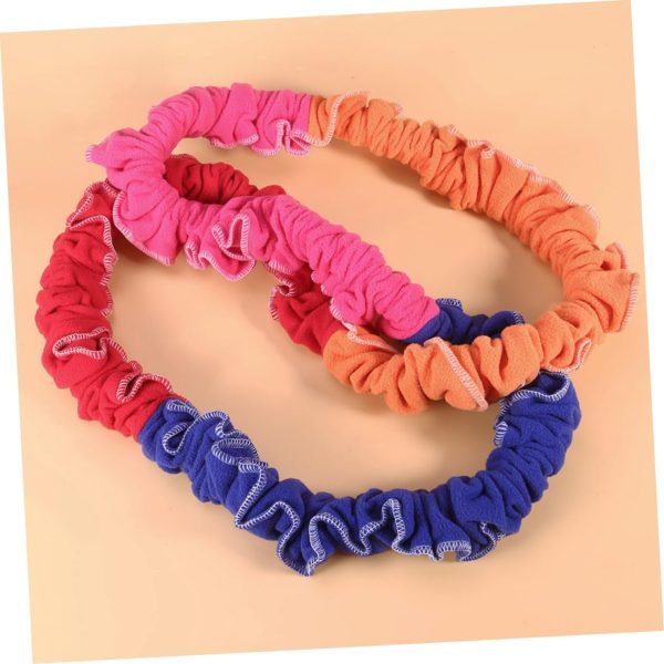 KICHOUSE 1pc Rally Ring Elastic Rainbow Rope Elastic Fleece ...
