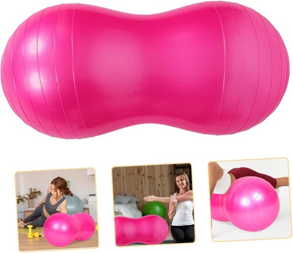 Stability Ball for Pregnancy Peanut Exercise Ball with Massa...