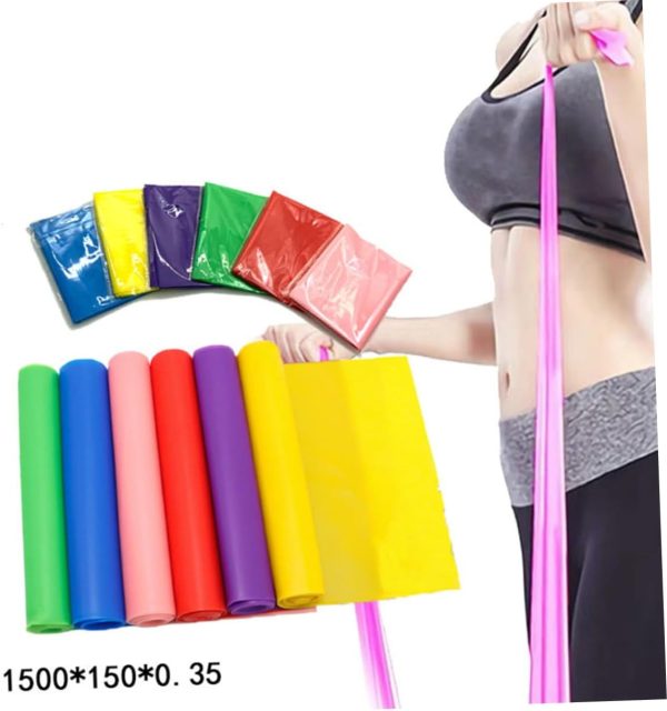 5pcs Exercise Band Resistance Bands for Exercise Stretch Ban...
