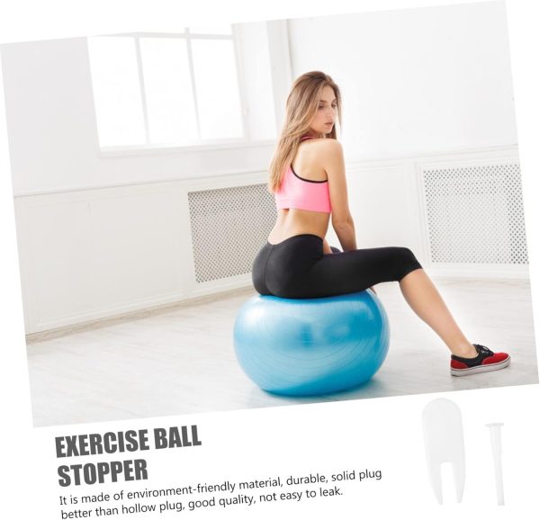 Yoga Ball Air Plug Gym Cable Stopper Yoga Replacement Kit Th...