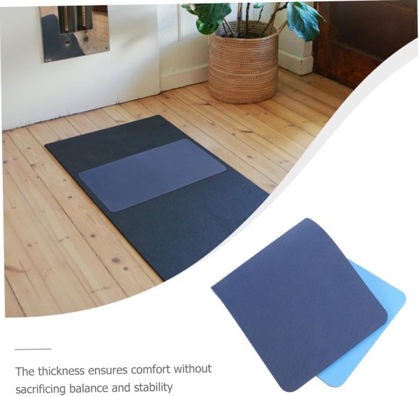4pcs Tpe Yoga Mat Pads Gym Yoga Mats Wheel Tri Fold Exercise...