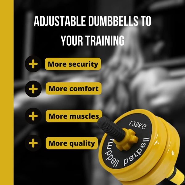 Free Weights 2-in-1 Set, Non-Slip Neoprene Hand, All-Purpose