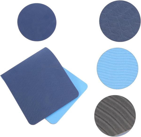 4pcs Tpe Yoga Mat Wheel Workout Stretching Mat Pads Yoga Mat...