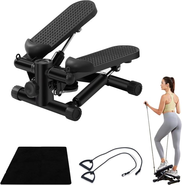Mini Stair Stepper - Hydraulic Pedal Steppers for Exercise a...