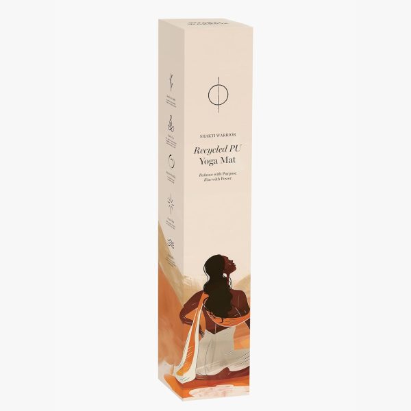 Shanti PU Yoga mat - Artist Designed, Premium eco friendly m...