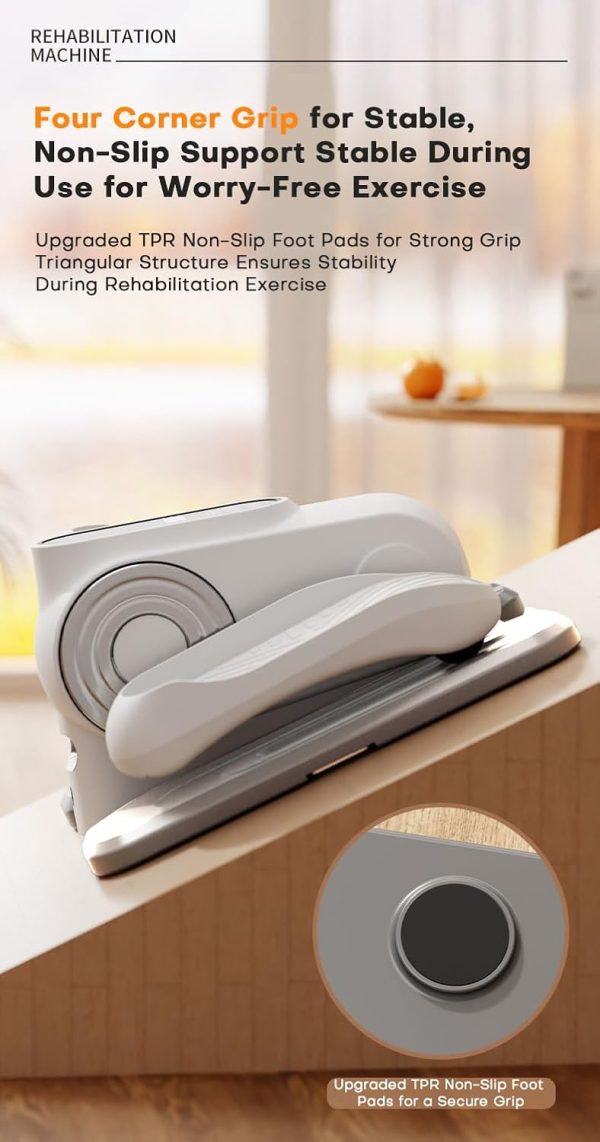 Quiet Electric Under Desk Elliptical Machine – Portable 12-S...