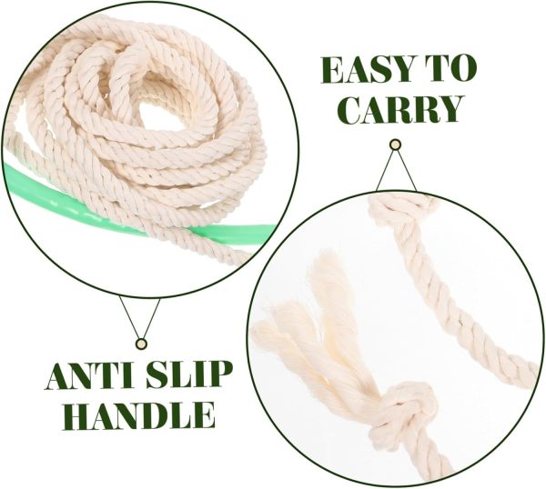 Endurance Training Rope Jumping Rope for Workout Wear-Resist...