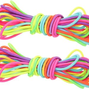 2pcs Rubber Band Jump Rope for Battle Rope Weighted Jump Rop...