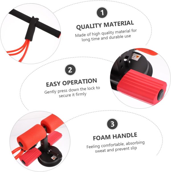 Suction Cup Tensioner Exercise Resistance Bands Exercise Equ...